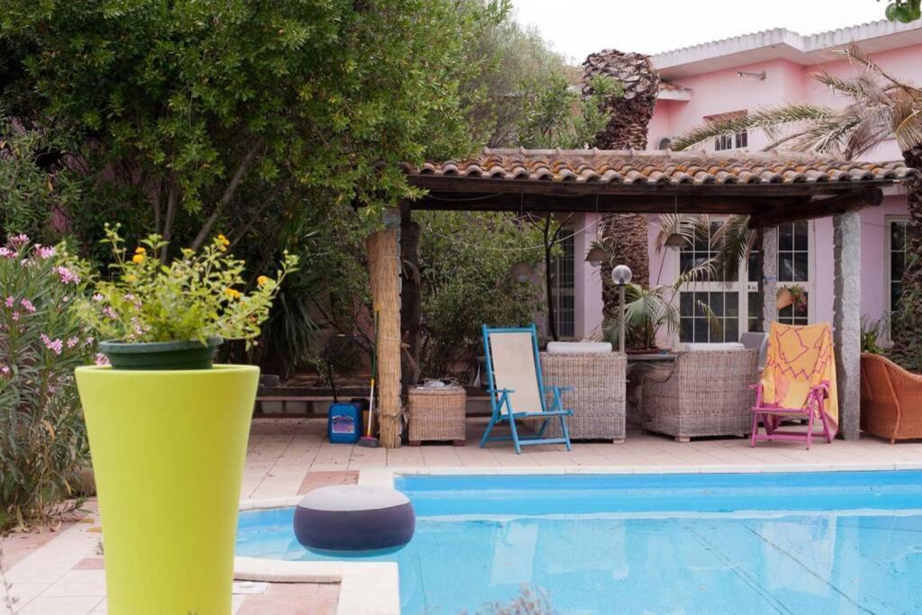 Big Relax Apartment With Swimming Pool And A Peaceful Garden In A Private Villa Sestu 외부 사진